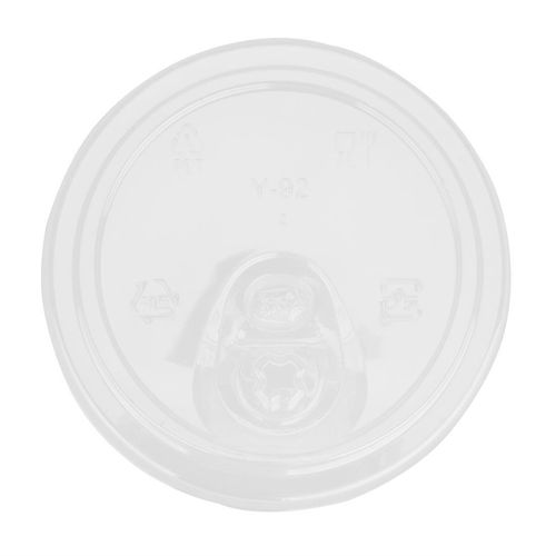 Fiesta Recyclable rPET Strawless Lids for 12/16/20oz Cups (400 Pack) - HZ230 - 2
