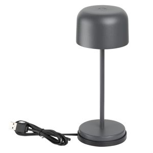 Olympia Siena Table Lamp Round Dome Grey 200mm - HZ203 - 3