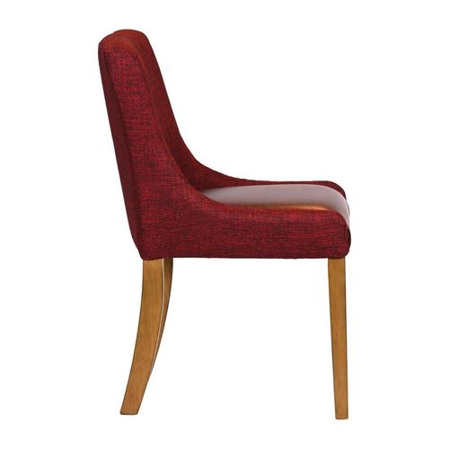 Bath Weathered Oak Dining Chair with Scarlett Back & Espresso Seat (6 Pack) - JA299 - 3