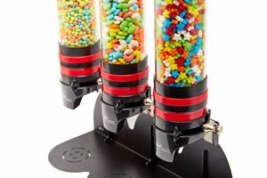 DCT3-1L (RED) Ice cream topping dispenser - 3