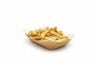Compostable Kraft Chip Tray (Case of 500) - 1