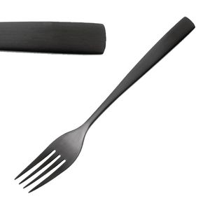 Comas BCN Black Table Forks (12 Pack) - JC548 - 1