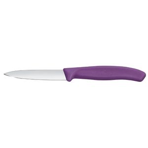 Victorinox Swiss Classic Paring Knife Straight Pointed Purple 19cm (Pack 2) - JK092 - 1