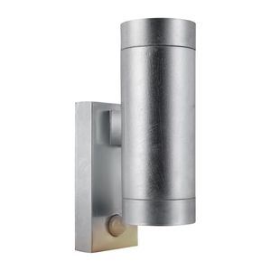 Nordlux Tin Maxi Double Sensor Outdoor Wall Light Galvanised - JE859 - 1
