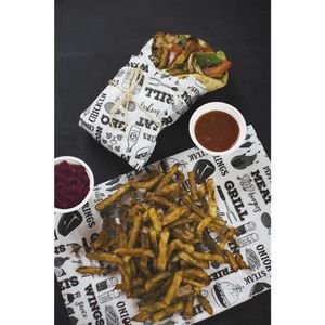 Vegware Greaseproof Sheets Grill 400x300mm (1000 Pack) - JB825 - 3