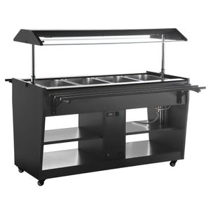 Buffalo Heated Buffet Bar Black - JA179 - 1