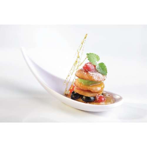 APS Boat Canape Spoon 145mm White - Each - CN079 - 1