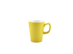 Genware Porcelain Yellow Latte Mug 34cl/ 12oz (Pack of 6) - 322135Y - 1