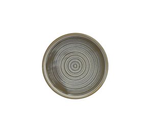 Terra Porcelain Matt Grey Low Presentation Plate 21cm (Pack of 6) - LP-PMG21 - 3
