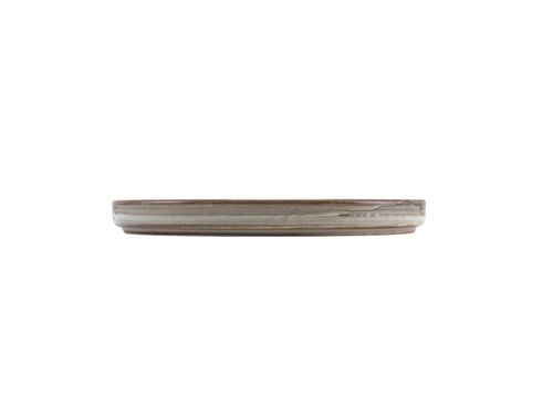 Terra Porcelain Grey Low Presentation Plate 21cm (Pack of 6) - LP-PG21 - 3