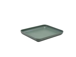 GenWare Melamine Green Jute Platter GN 1/2 - JT120367 - 1