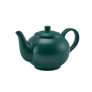 GenWare Porcelain Matt Teal Teapot 45cl/ 15.75oz (Pack of 6) - 393945MT - 1