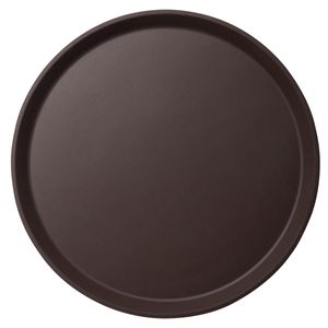 Cambro Tavern Tan Camtread® Round Tray Diameter280mm - 1
