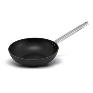 Pujadas Black Pro Diameter280mm Non-Stick Induction Wok - 1