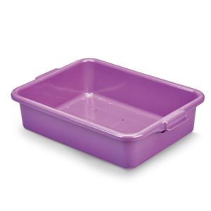 Vollrath Traex® Colour-Mate Purple Perforated Drain Box 5-inch - 1
