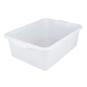 Vollrath Traex® Colour-Mate White Food Storage Box 7-inch - 1