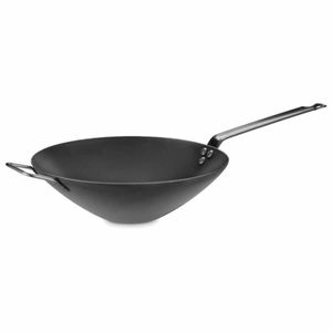 Pujadas Diameter320mm Steel Round Base Wok - 1