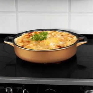 Pujadas Bronze Cast Aluminium Shallow Casserole 320mm - 3
