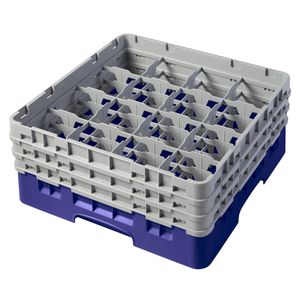 Cambro H174mm Navy 16 Compartment Camrack - 1