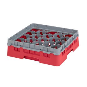 Cambro H92mm Red 20 Compartment Camrack - 1