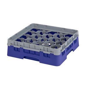 Cambro H114mm Navy 20 Compartment Camrack - 1