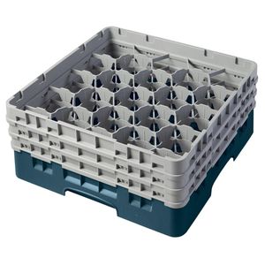 Cambro H196mm Teal 20 Compartment Camrack - 1