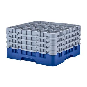 Cambro H238mm Blue 25 Compartment Camrack - 1