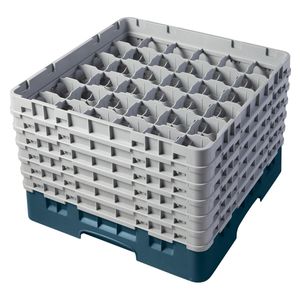 Cambro H279mm Teal 36 Compartment Camrack - 1
