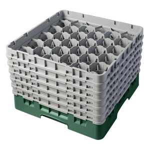 Cambro H298mm Green 30 Compartment Camrack - 1