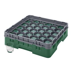 Cambro H92mm Green 30 Compartment Camrack - 1