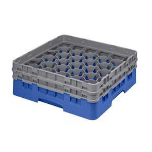 Cambro H133mm Blue 30 Compartment Camrack - 1