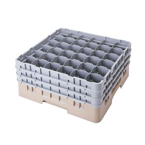 Cambro H196mm Beige 36 Compartment Camrack - 1