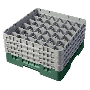 Cambro H215mm Green 36 Compartment Camrack - 1