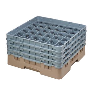 Cambro H215mm Beige 36 Compartment Camrack - 1