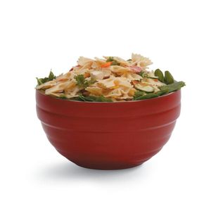 Vollrath 1.6L Red Round Insulated Bowl - 3