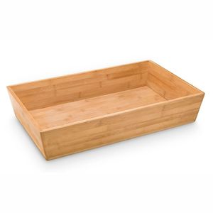 Pujadas H200mm 1/1 Bamboo Buffet Display Box - 1