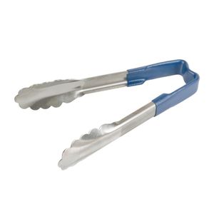 Vollrath Blue One-piece Kool-Touch Utility Grip Tong 152mm - 1