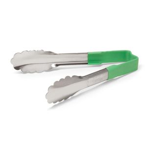 Vollrath Green One-piece Kool-Touch Utility Grip Tong 152mm - 1