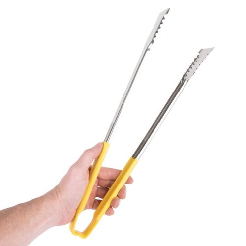 Vollrath Yellow One-piece Kool-Touch VersaGrip Tong 406mm - 4