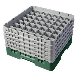 Cambro H257mm Green 49 Compartment Camrack - 1