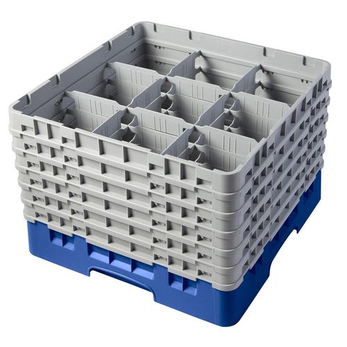Cambro H298mm Blue 9 Compartment Camrack - 1