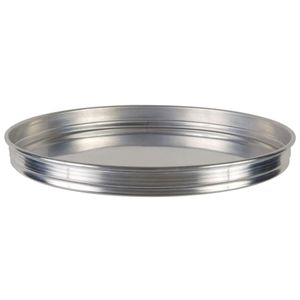Winco 14 Stackable Aluminium Pizza Pan - 1
