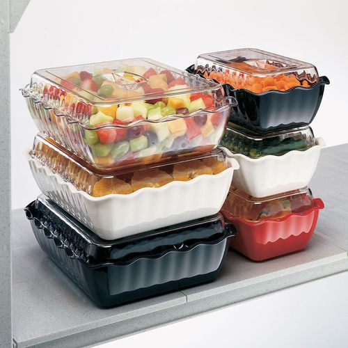 Cambro 4.6L White Deli Crock - 3