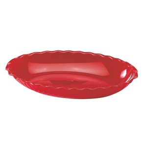 Cambro 3.2L Red Deli Platter - 1
