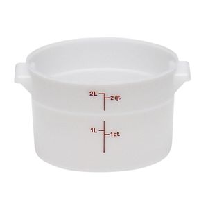 Cambro 1.9L Polyethylene Round - 1
