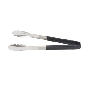 Vollrath Black One-piece Kool-Touch Utility Grip Tong 305mm - 3