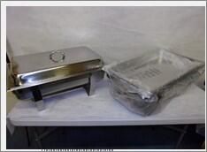 Twin Pack 1/1 Economy Chafing Dish - 11389TWIN - 3