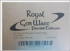 Genware Porcelain Teapot 31cl/ 11oz (Pack of 6) - 392131 - 8