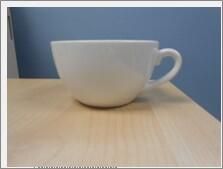Genware Porcelain Bowl Shaped Cup 17.5cl/ 6oz (Pack of 6) - 322118 - 3