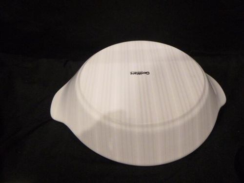 GenWare Round Eared Dish 21cm/ 8.25 (Pack of 6) - SPF21-W - 3